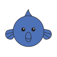 Link to animaru Blue Dolphin Fish
